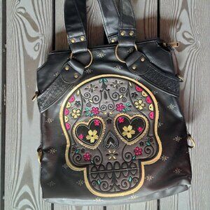 Loungefly Sugar Skull Shoulder Bag Purse - Beautiful, Fun Bag!